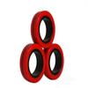 Fingears Magnetic Rings (Set of 3) - Fidget Toy, Great Gift for Teens, Adults, ADHD, Stress Relief Fidget - (Red/Black) view 2