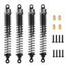 130mm RC Shock Absorber Damper Adjustable Type for RC Car 1/10 Crawler Truck HPI HSP Losi Axial Tamiya Redcat Upgrade Part 4pcs/Set(Titanium) view 1