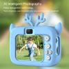 clinmday 1 Set Children Camera Toy 2000W Pixel Auto Focus,Rabbit Cover Compatible Digital Cartoon Camera,for Boys Girls Christmas Birthday Gifts Blue view 3