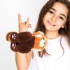 LOGOFUN Plush Raccoon Slap Bracelet Raccoon Stuffed Animal Huggers Simulation Animal Gifts Party Favor view 4