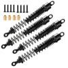 130mm RC Shock Absorber damper Adjustable Type For RC Car 1/10 Crawler Truck HPI HSP Losi Axial Tamiya Redcat Upgrade Part 4pcs/set(Black) view 1