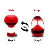 UAKZMNE Volcano Motion Bubble Machine from The Bottom up to Erupt Imitation Volcanic Toys Sensory Perspective Enjoyment Decompression and Relaxation Volcanic Toy Desk Toy view 3