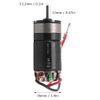 NDNCZDHC RC Gearboxs Motor RC Gearboxs Metal Full Gearboxs with 540 Brushed 55T Motor with SCX10 1/10 RC Car view 2