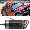 NDNCZDHC RC Gearboxs Motor RC Gearboxs Metal Full Gearboxs with 540 Brushed 55T Motor with SCX10 1/10 RC Car view 4