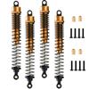 130mm RC Shock Absorber damper Adjustable For RC Car 1/10 Crawler Truck HPI HSP Losi Axial Tamiya Redcat Upgrade Part 4pcs/set(Yellow) view 2