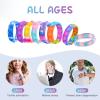 40Pcs Pop Fidget Bracelets Toys,Christmas Party Favors,Bubble Bracelets,Stress Anxiety Relief Sensory Toys for Kids Adults ADHD ADD Autism,Classroom Exchange Gifts,Birthday Gifts,Game Prizes view 4