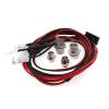 2 Sets RC 4 LED Light Kit Accessories RC Headlights/Taillight Kit for 1/10 Crawler Car Axial SCX10 D90 D110 TRX4 TRX6 Redcat Upgrades Parts view 4