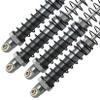 RXZIXYL 4-Pack Front Rear RC Shock Absorber 70mm 80mm 90mm 100mm 110mm 120mm Adjustable Assembled Spring Damper Axial SCX10 Oil Damper for 1/10 RC Crawler Car AXI03007 RBX10 D90 TRX4 (Black-120mm) view 4