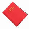 TOPINCN Collection Holder Album for Collectors, 120 Pockets 1.1 x 1.1 Inch Albums Penny Collecting Book for Storage (Red) view 1