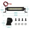 Zhongzhen RC Light Bar 15 LED 2.95 Inch Aluminum RC Lights RC Crawler Accessories for Axial SCX10 Traxxas TRX4 TRX4M Arrma Senton Redcat GEN7 1/10 1/18 Scale Rock Crawler Truck RC Car Roof Light Kit view 3