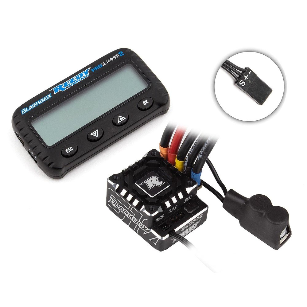 Team Associated Blackbox 610R Competition ESC w/Programmer ASC27017 Car Speed Controls & Accessories