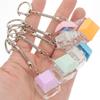 STOBOK 5Pcs Mechanical Keyboard Keychain Finger Keyboard for DIY Crafts Executive Desk Party Supplies view 4