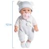 eDollable 12 inches Realistic Twins Baby Doll with Clothes and Pacifiers, Boy and Girl Baby Dolls Toy Set for Toddler Girls 36 Months and Up view 2