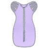 aQuooky Baby Blanket Sack with Arms Free Design,Transition to Arms Free Wearable for Newborn Girl and Boy, Medium 3-6Months, Purple Color view 1
