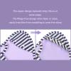 aQuooky Baby Blanket Sack with Arms Free Design,Transition to Arms Free Wearable for Newborn Girl and Boy, Medium 3-6Months, Purple Color view 3