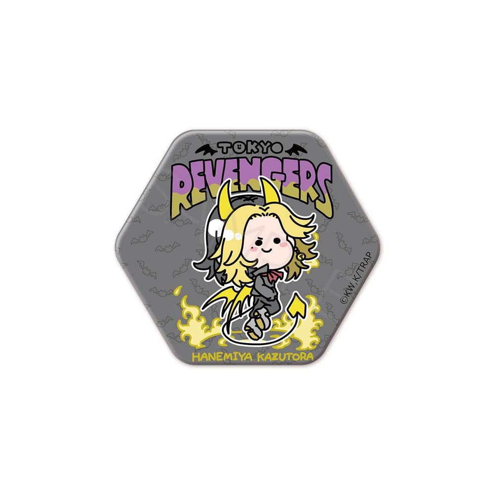 Tokyo Revengers Mocho G Hamiya Ichitora Vol. 5 Hexagonal Tin Badge