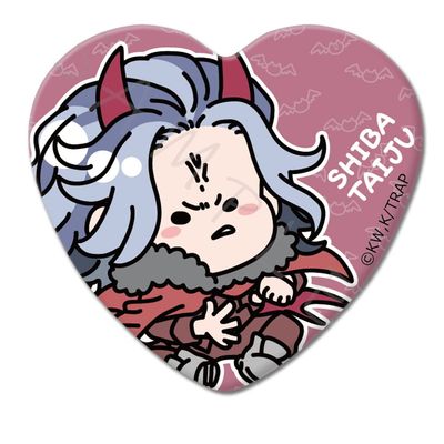 Tokyo Revengers Mocho J Shiba Taishu Vol. 5 Heart Shaped Tin Badge