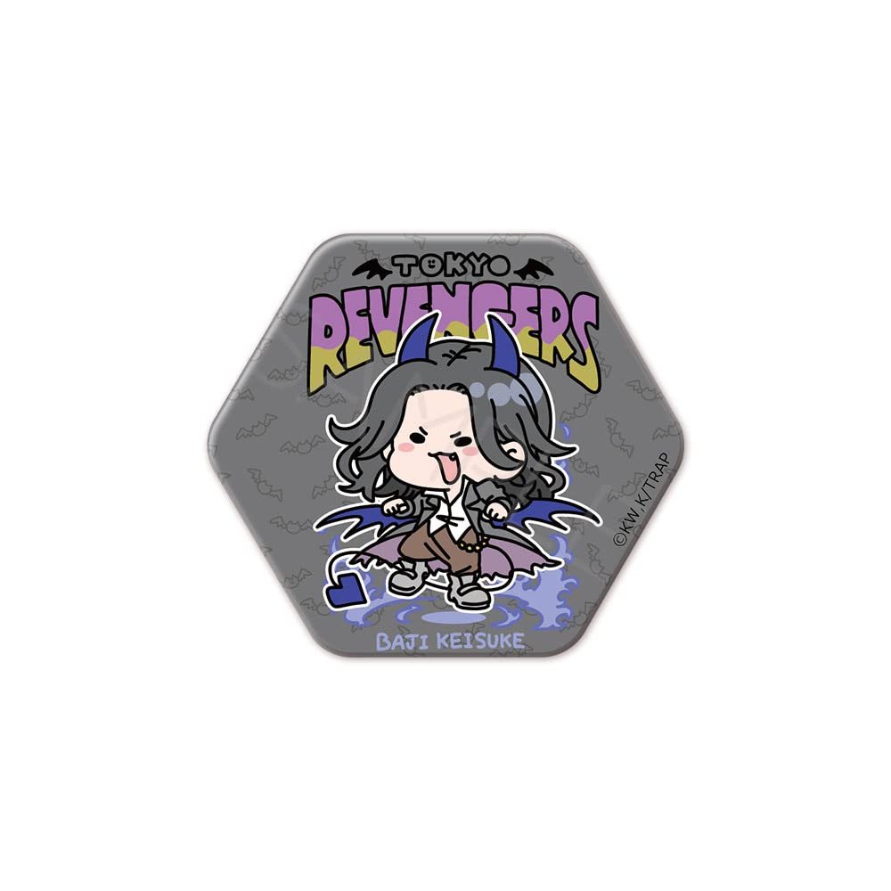 Tokyo Revengers Mocho D Keisuke Baji Vol. 5 Hexagonal Tin Badge