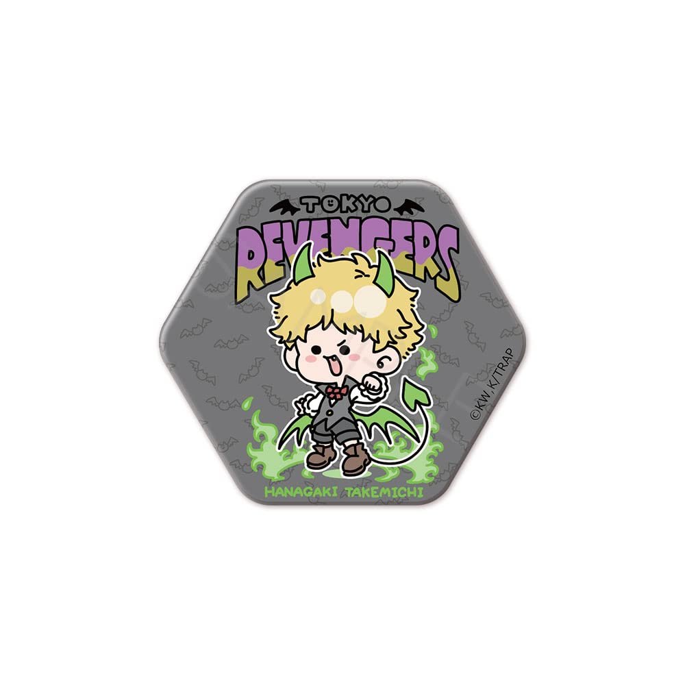 Tokyo Revengers Mocho A Hanagaki Martial Arts Vol. 5 Hexagonal Tin Badge