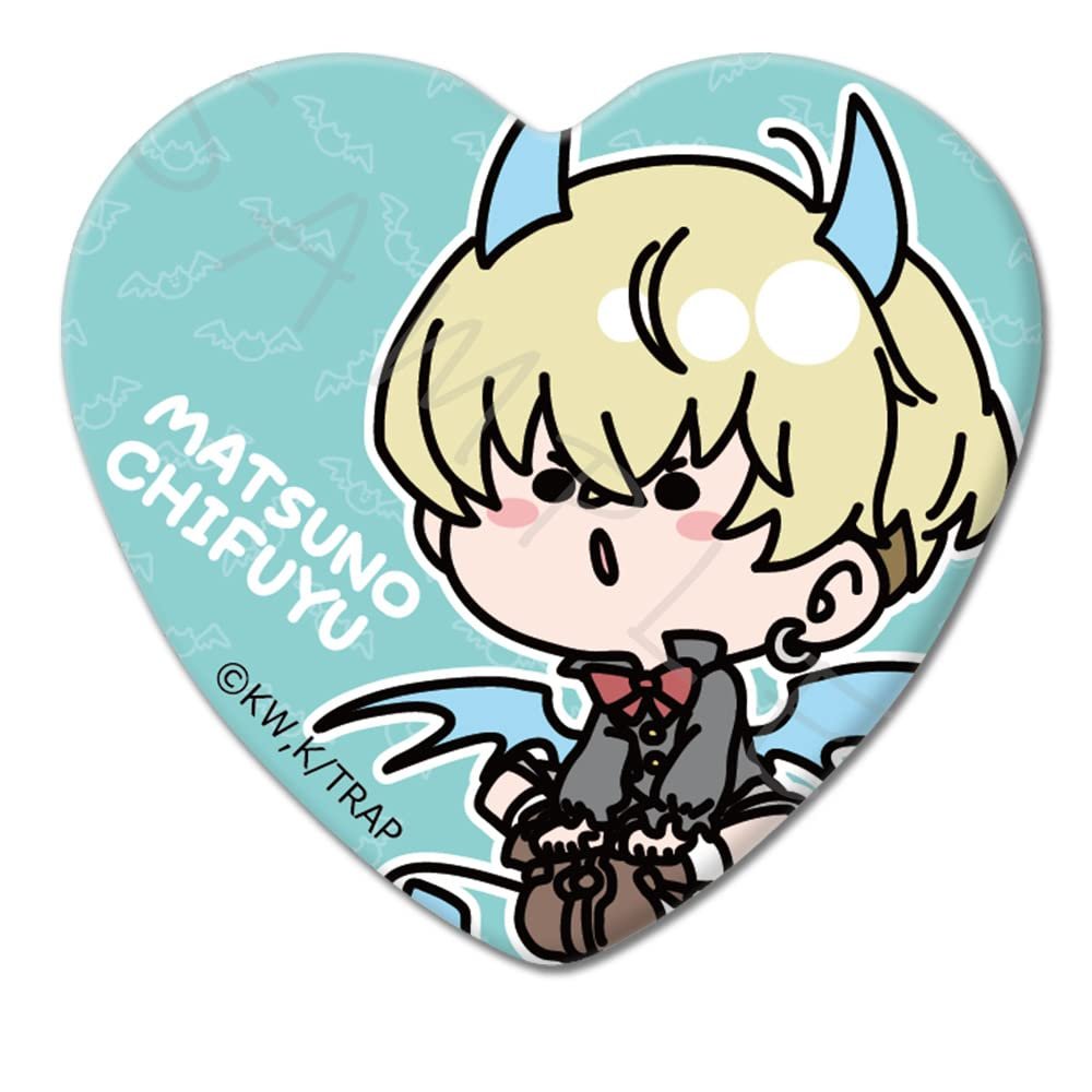 Tokyo Revengers Mocho F Matsuno Chifuyu Vol. 5 Heart Shaped Tin Badge