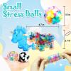 32Pcs Stress Balls, Squishy Squeeze Balls Bulk Small Squeeze Balls for Adults Stress Relief Party Favor Birthday Gift view 2