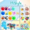 32Pcs Stress Balls, Squishy Squeeze Balls Bulk Small Squeeze Balls for Adults Stress Relief Party Favor Birthday Gift view 3