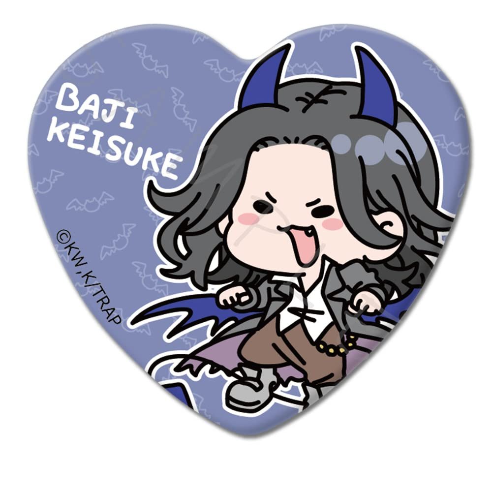 Tokyo Revengers Mocho D Keisuke Baji Vol. 5 Heart Shaped Tin Badge
