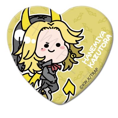 SYNC INNOVATION Tokyo Revengers Mocho G Kazutora Hamiya Vol. 5 Heart Shaped Can Badge