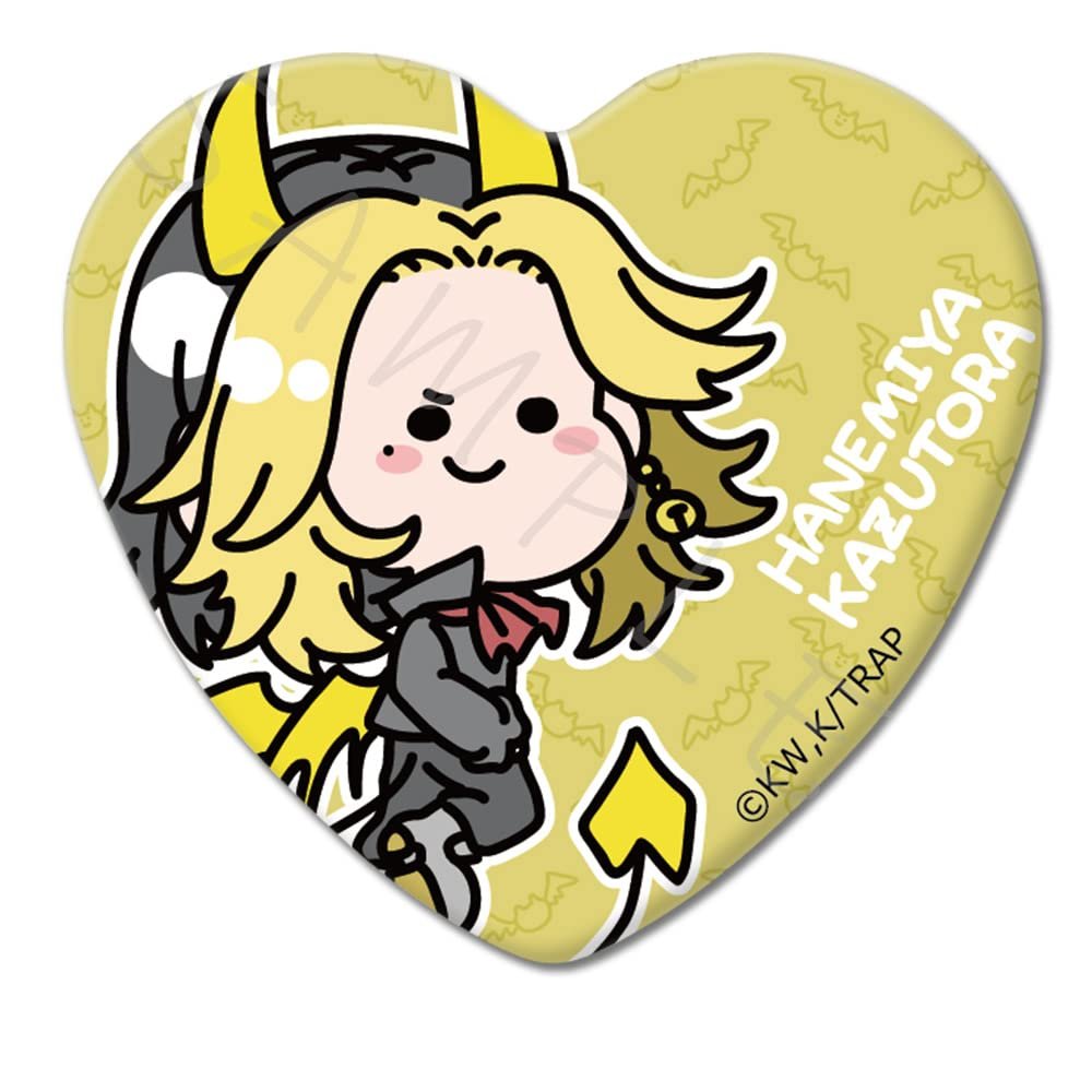 SYNC INNOVATION Tokyo Revengers Mocho G Kazutora Hamiya Vol. 5 Heart Shaped Can Badge
