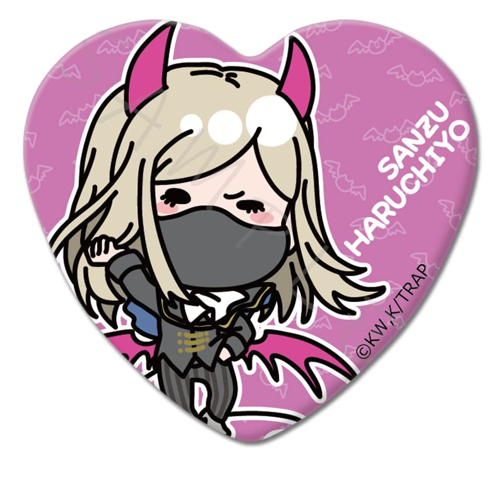 Tokyo Revengers Mocho K Sanbu Spring Chiyo Vol. 5 Heart Shaped Tin Badge