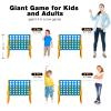 Ayeboovi Giant 4-in-A-Row, Jumbo 4-to-Score Yard Game for Kids and Adults Indoor Outdoor Party Family Connect Games Set with Quick Release Slider & Carrying Bag view 4