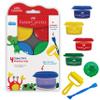 Faber-Castell Little Creatives Super Soft Modeling Dough: 4 Classic Colors and Play Dough Accessories, Non Toxic Playdough Kit for Toddlers, Gifts for Kids and Preschool (Ages 3+) view 1