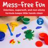 Faber-Castell Little Creatives Super Soft Modeling Dough: 4 Classic Colors and Play Dough Accessories, Non Toxic Playdough Kit for Toddlers, Gifts for Kids and Preschool (Ages 3+) view 3