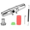 NDNCZDHC RC Car Exhaust Pipe, 18001P Upgrade Aluminium Alloy Dual Exhaust Joint Tube for 4.6/5.9 1/8 Nitro Car Upgrade Part Accessory view 4