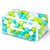 Hovenlay 100 Ball Pit Balls for Kids, Plastic Balls for Ball Pit, Play Balls for Toddlers Babies, Ideal for Ball Pit, Kiddies Pool, Indoor Playpen view 1