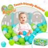 Hovenlay 100 Ball Pit Balls for Kids, Plastic Balls for Ball Pit, Play Balls for Toddlers Babies, Ideal for Ball Pit, Kiddies Pool, Indoor Playpen view 3