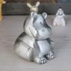 Bsetain Piggy Banks for Children Boy Retro Piggy Bank Creative Hippo Bank Beautiful Home Furnishings Adult Collectibles Children's Gifts view 4