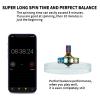 CHEETOP Precision Metal Spinning Top, Long Lasting Spin Time and Perfect Balance, Skilled Adult Easily Exceed 10 Mins, Portable Stainless Steel EDC Office Desktop Game Toys (L, Iridescent) view 4