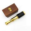 Orca INTERNATIONAL CO. Telescope Handheld Brass with Wooden Box Pirate Navigation The Perfect Tool for Pirate Navigation and Exploration. view 1