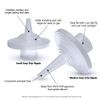 Easy-Grip Nipple Medium - for Nursing Baby Animals (2-Pack, Clear) view 2