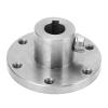 Alomejor 12mm Flange Coupling, Stainless Steel RC Key Hub Shaft Coupling for RC Model Motors Replace view 1