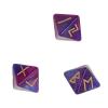 8 Sided Dice, Rune Dice Set - Star Sky Mystic Colors Astrology Learning Prediction Polyhedral Dice for Divination Blue view 2
