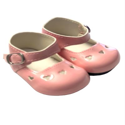 Pink Heart Shoes Fits 18 Inch Kennedy and Friends Dolls and All Other 18 Inch Fashion Girl Dolls