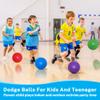 BallFUN Dodgeballs Playground Balls 7", Dodge Ball Set for Kids & Adults, Bouncing Kickballs Handball for Outdoor & Indoor Games - Includes Pump & Mesh Storage Bag (7",6 Pack) view 2