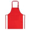 ccHuDE 2 Pcs Kids Chef Apron Hat Children Cooking Apron Adjustable Baking Apron Child Painting Aprons for Toddler White view 2