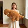 Isaacalyx Dino Nugget Pillow, 21 inch Large Soft Dinosaur Chicken Nuggets Pillow for Birthday Gifts, Dinosaur Theme Party Decorations view 2