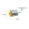 CYFANG Vehicle Torque Small Dc Brushless Motor, 130 Dc Motor Electronic Kits Hobby Kit, 12v Small Car Mini Dc Motor Yellow Small Motor Science Electronics view 2