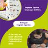 Kidzenze Word Puzzle. Bilingual Early Development Activity Kit for Preschoolers: Help Your Child Identify Letters and Simple Words. Improve Comprehensive Communication Skills, for Toddlers. view 3