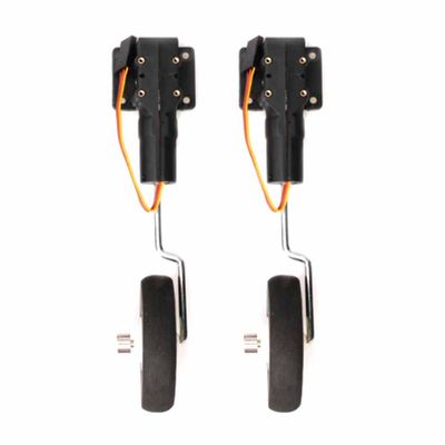 ZHIPAIJI Electronic Landing Gear, 25g 77mm 113mm Digital Servoless Retract Metal Electronic Retractable Landing Gear for RC SU27 Fixed Wing Aircraft Airplane Plane Model Drone Accessories (Color : He