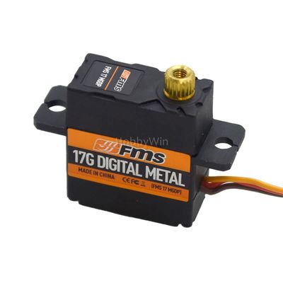 FMS SER026 17g Metal Gear Digital Servo Positive 700mm Wire for RC Model Airplane Sporter Trainer Warbird